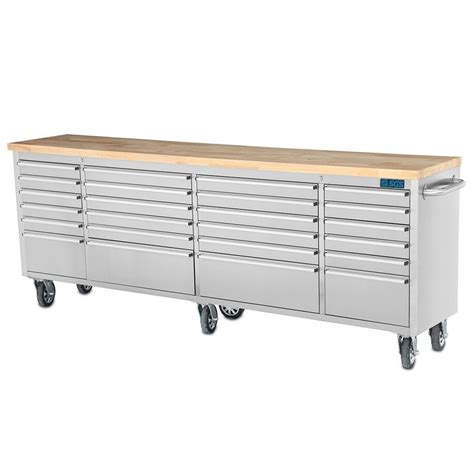 96 stainless steel 24 drawer work bench tool chest cabinet|24 drawer tool cabinet.